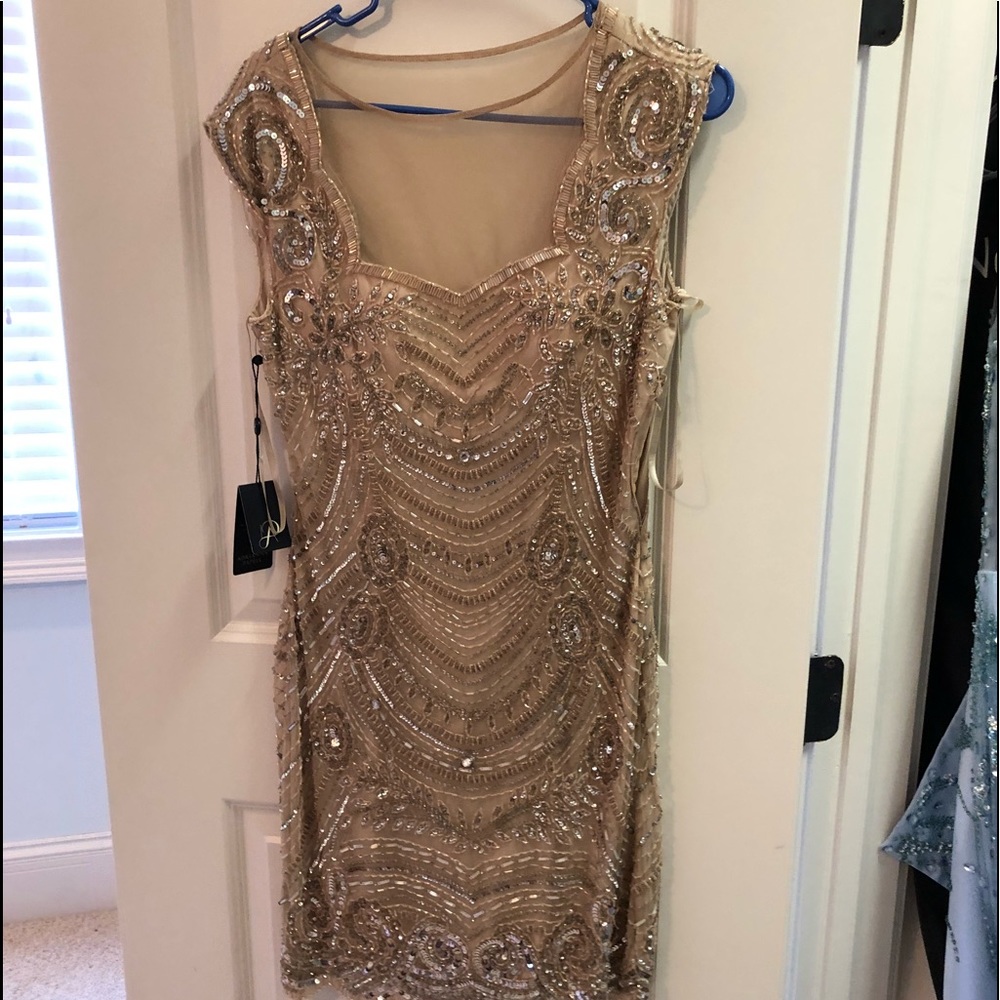 Adriana pappell Dress size 8 BROKEN ZIPPER